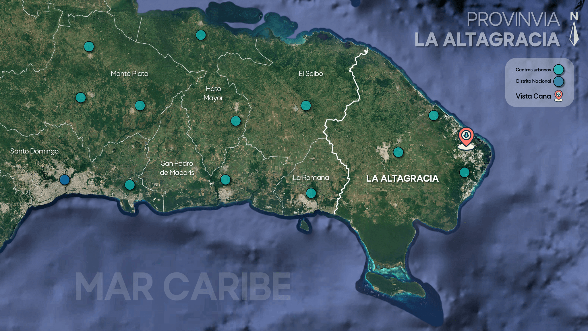 Mapa República Dominicana